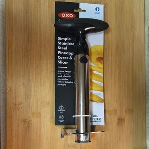 OXO Black and Silver Pineapple Corer and Slicer
